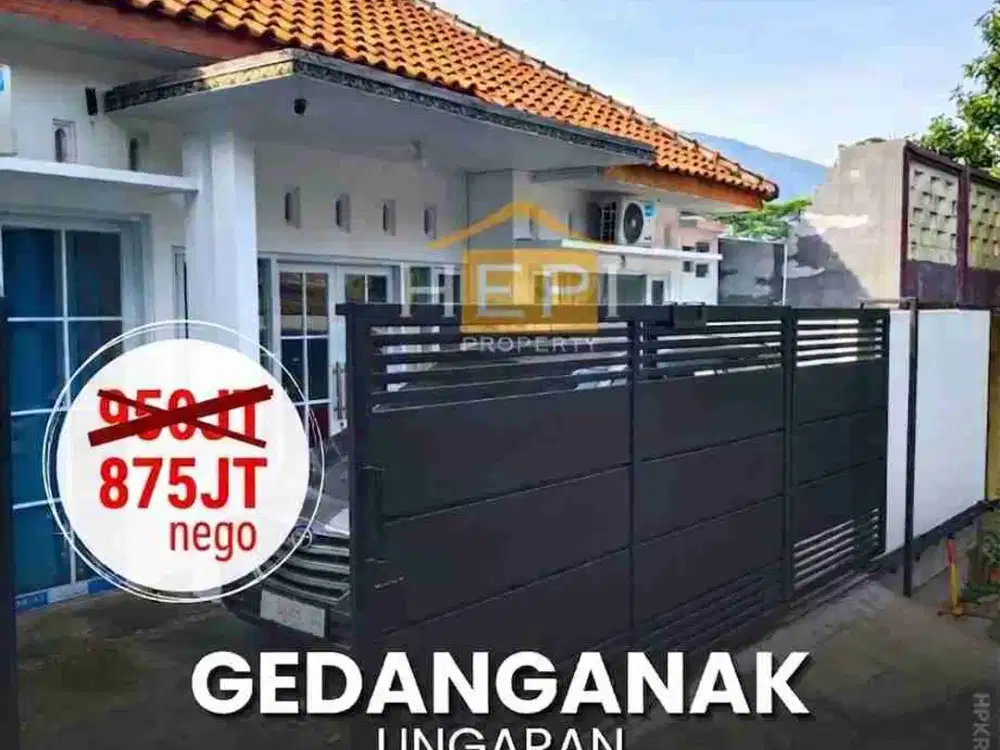 Rumah Minimalis Semi Furnish di Gedanganak Ungaran Udara Sejuk