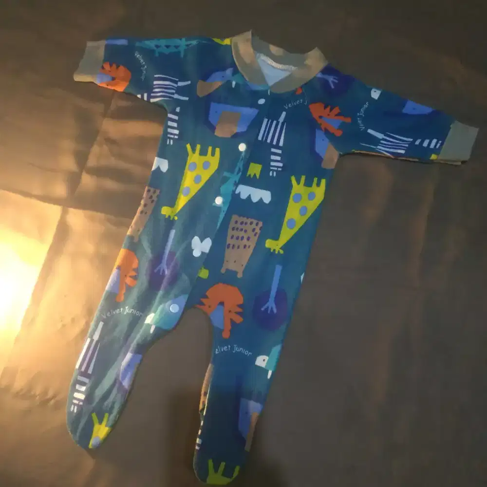 Velvet Junior baby sleepsuit | baju tidur bayi