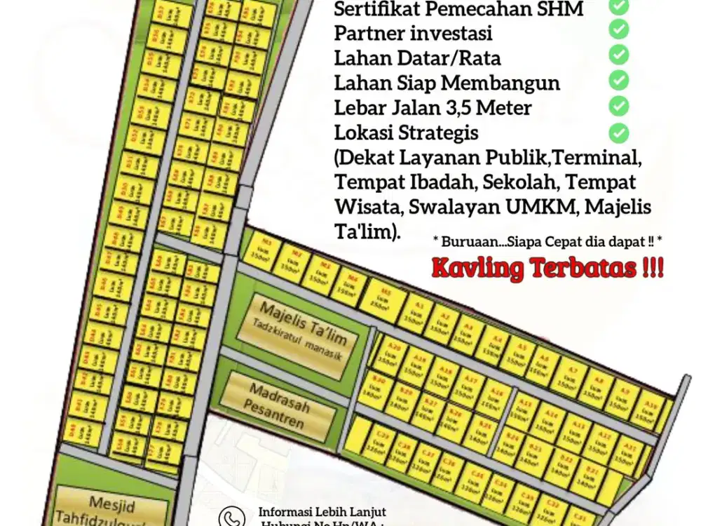 Jual Tanah Kavling Modern Nuansa Islami Asri Residence
