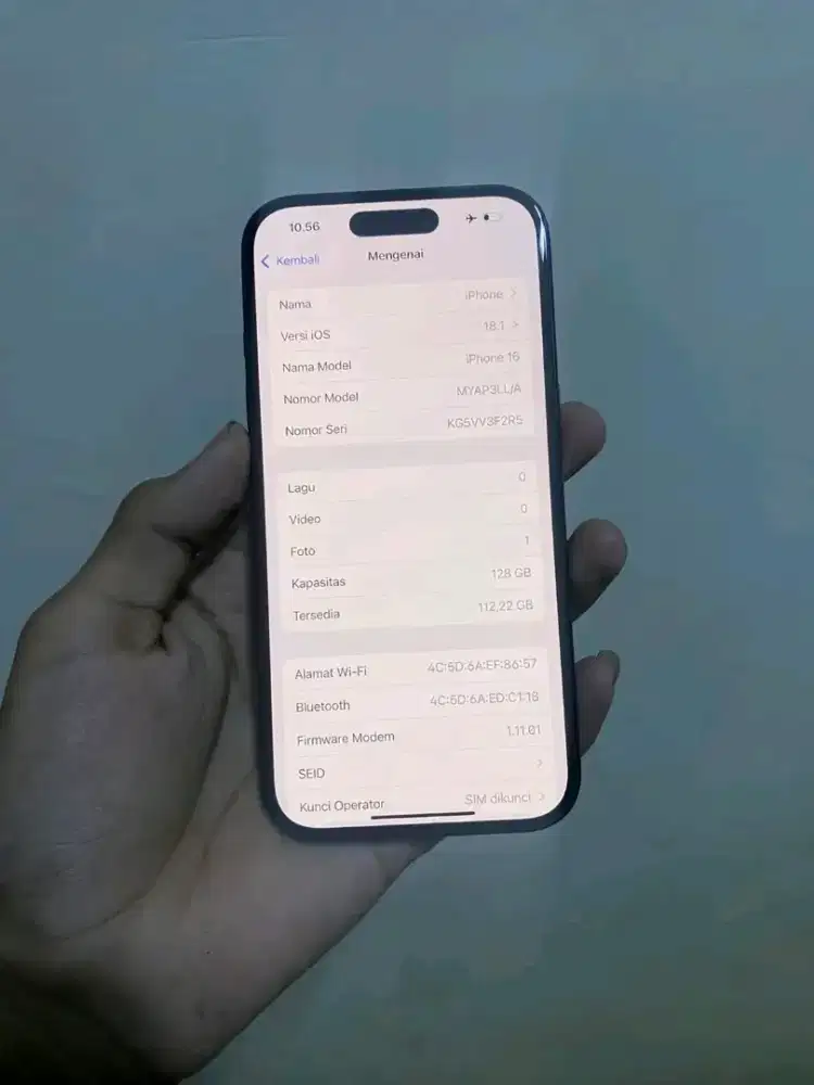 iphone 16 inter 128gb