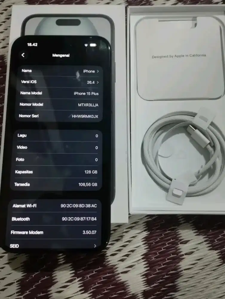 IPHONE 15 INTER 128