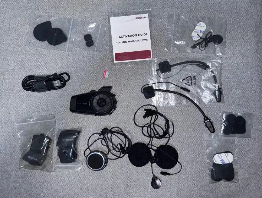 Sena 10C Evo interkom speaker bluetooth motor helm HD intercom
