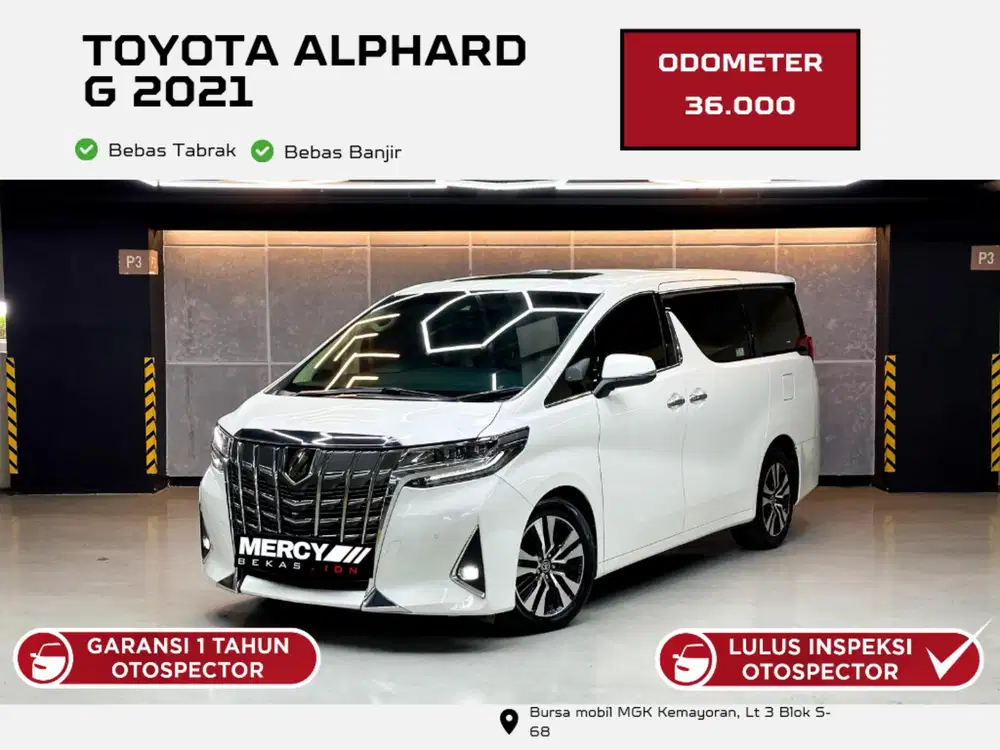 Odo 36 rb !! Toyota Alphard G Tahun 2021