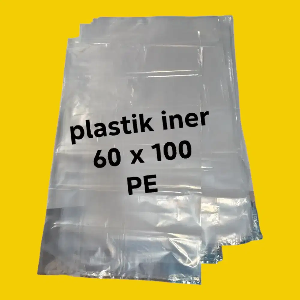 Kantong plastik bening ukuran 60 x 100 PE ori