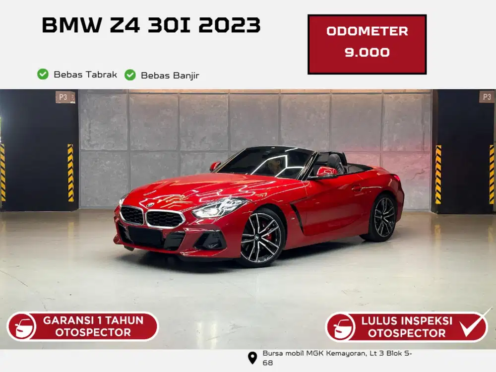 Odo 9 rb !! BMW Z4 30I Convertible Tahun 2023