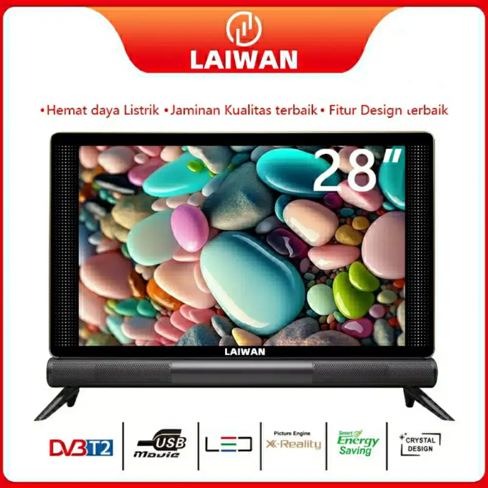 LED TV DIGITAL LAIWAN 28 SIAP PAKAI