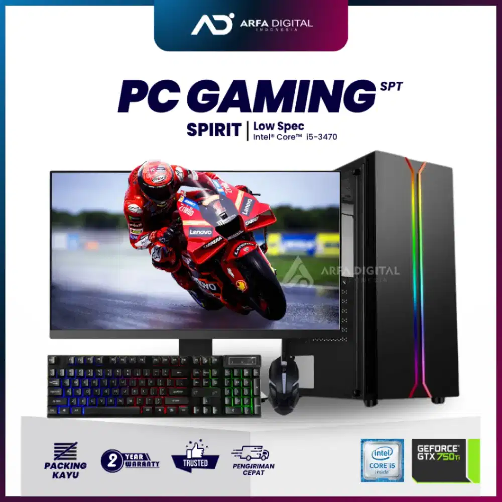 Komputer Full Set Murah Intel Core i5 SSD 128GB RAM 16GB VGA CARD.