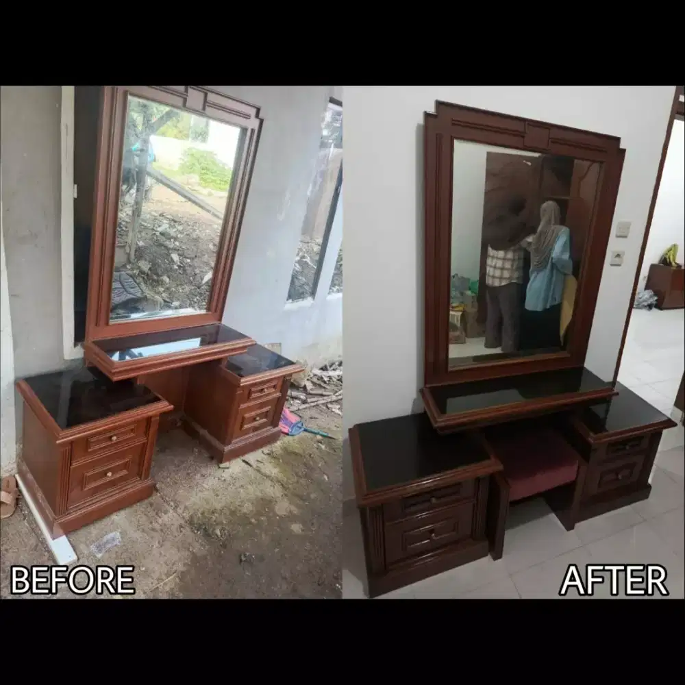 Jasa reparasi service meja rias