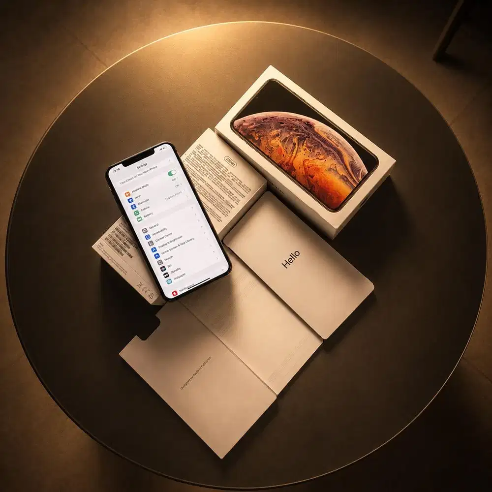 Iphone XS Max 256GB Rose Gold Like New 100% Original semua