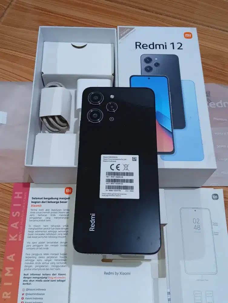 Redmi 12 Nfc 8+8/128 Fullset Ori Super Mulus