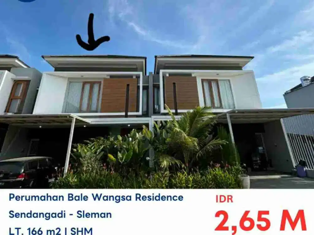 LELANG RUMAH DI BALE WANGSA RESIDENCE SLEMAN YOGYAKARTA