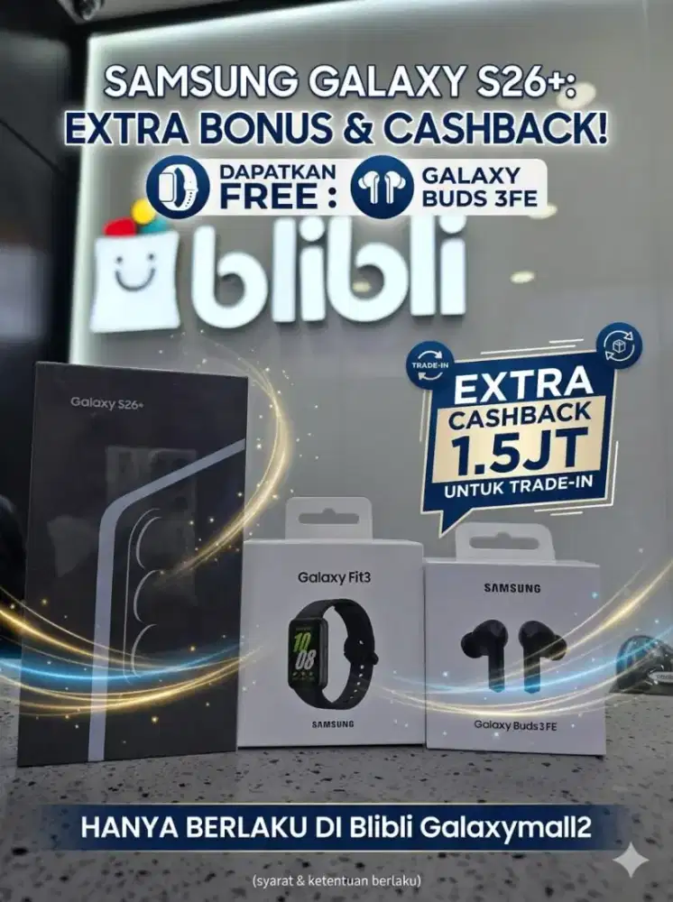SAMSUNG GALAXY S26 PLUS 512GB - BLIBLI GALAXY MALL 2 SURABAYA