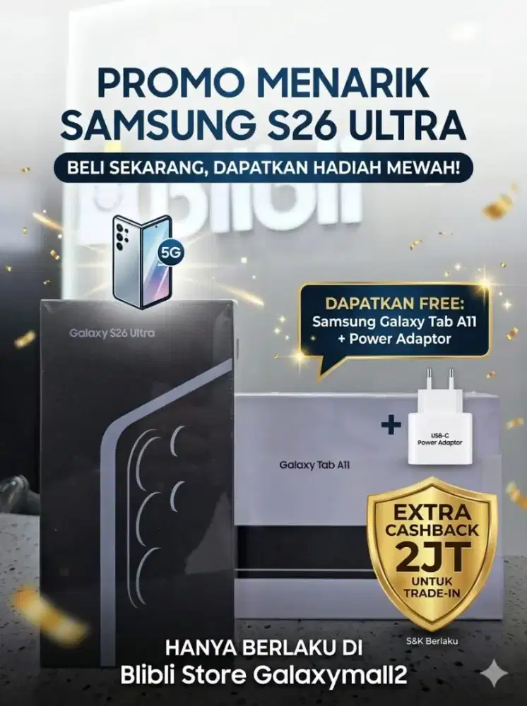 SAMSUNG GALAXY S26 ULTRA 512GB - BLIBLI GALAXY MALL 2 SURABAYA