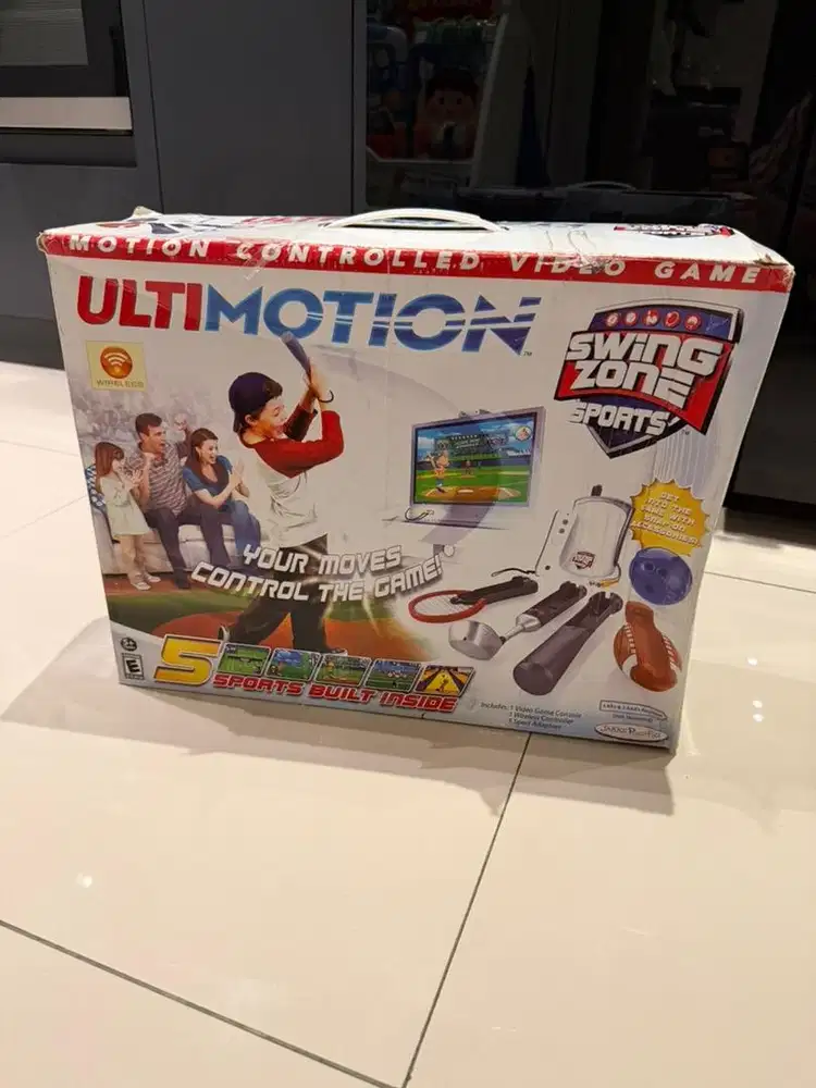 SWING ZONE SPORTS 5 Sports Video Game Wireless Motion