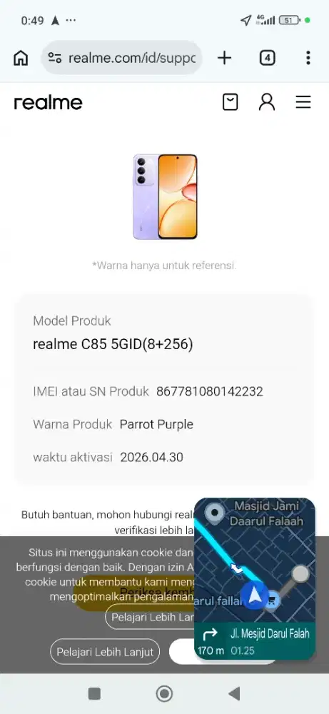 REALME C85 5G RAM 8/256 MULUS SEPERTI BARU