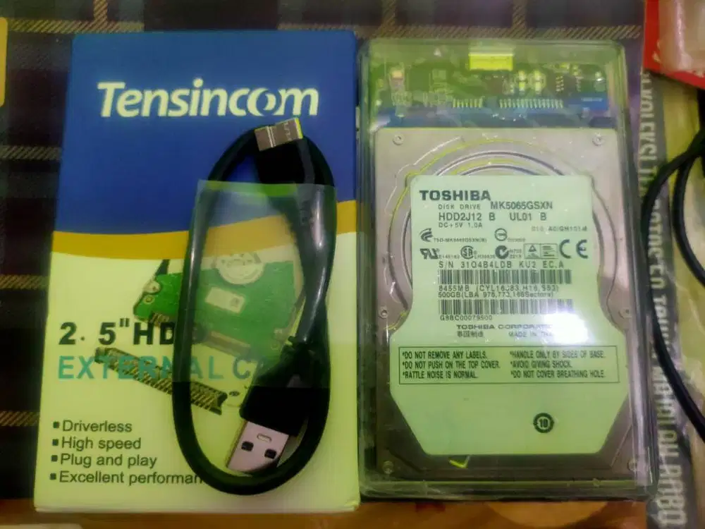 HDD TOSHIBA 500GB FULL GAME