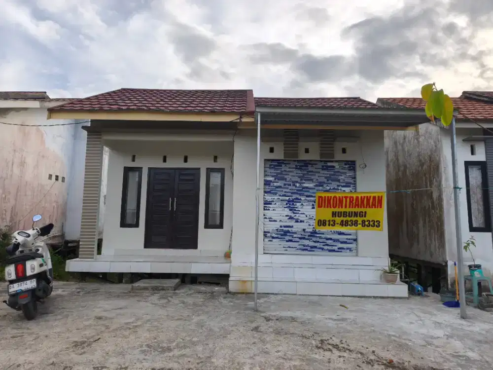 Disewakan / Dikontrakkan rumah di handil bakti