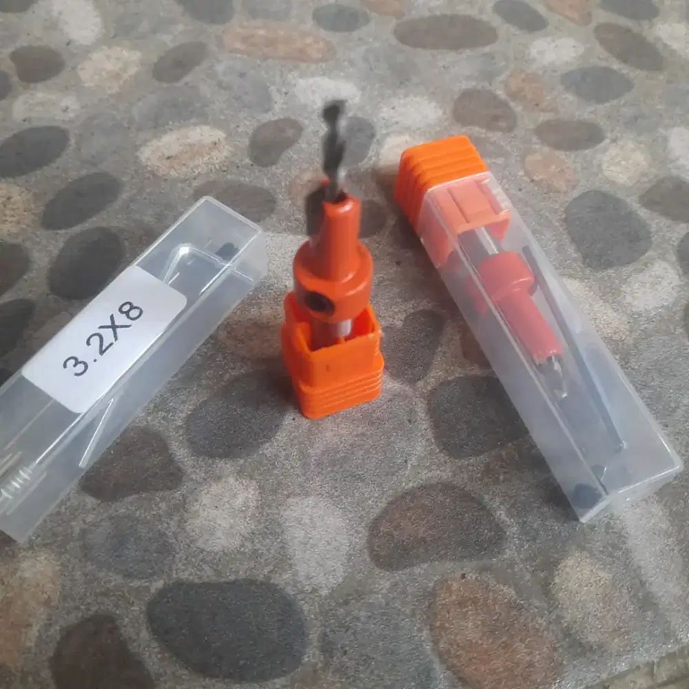 Mata Bor Countersink 3.2mm x8mm Kayu Besi Aluminium Drill
