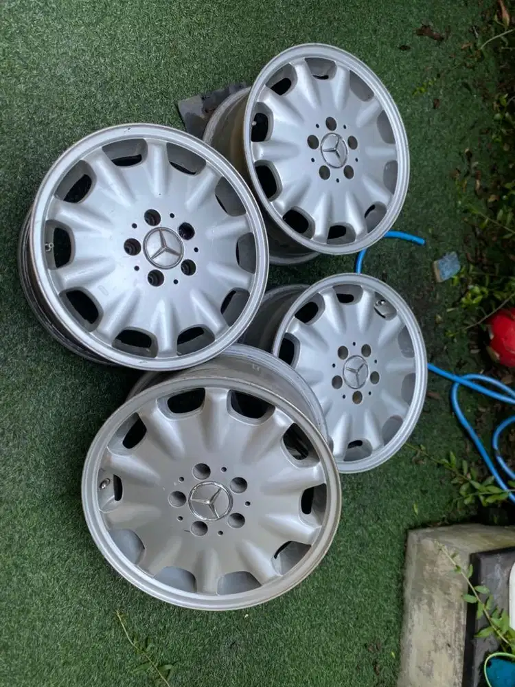 Velg mercy mercedes tenhole R16 Ori Germany cap bintang