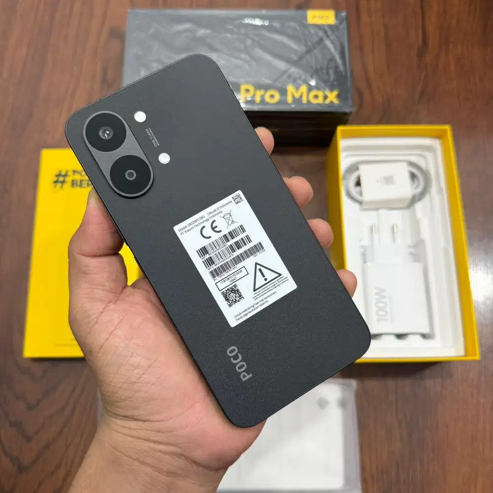 poco x8 pro max 12/512gb hitam like new