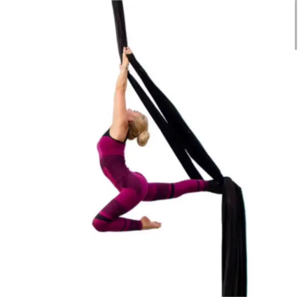 Aerial Yoga Professional Rigging Setup - ada 3 warna Silk - Import USA