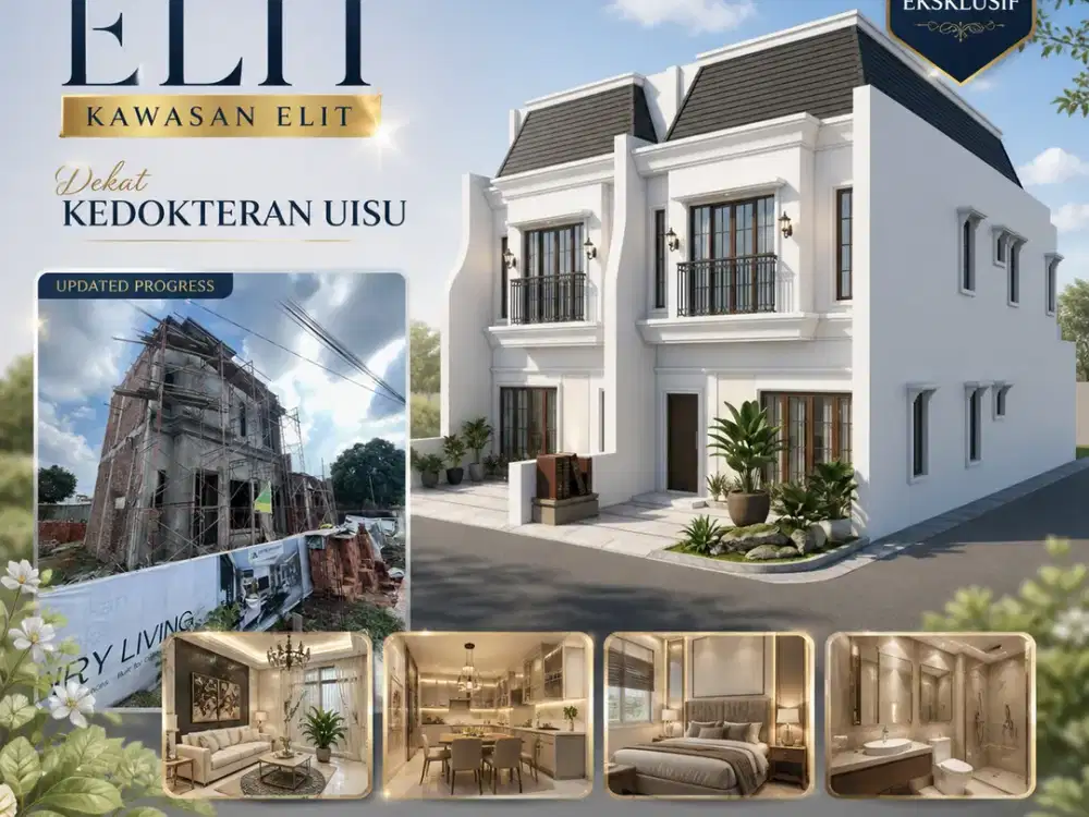 Rumah Elit Kampus Kedokteran UISU | Kawasan Jl STM Atas | Lahan Luas Harga Murah