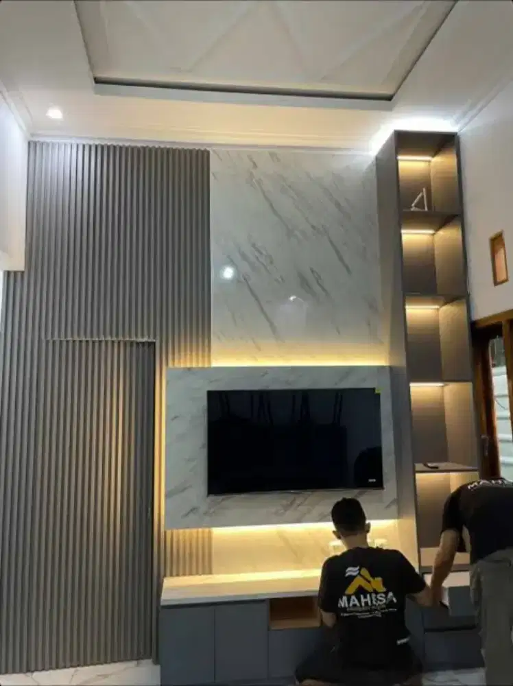 Pemasangan Plafon Gypsum Dan PVC*