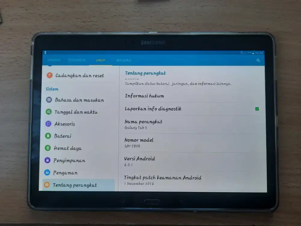 Samsung tab s 10.5