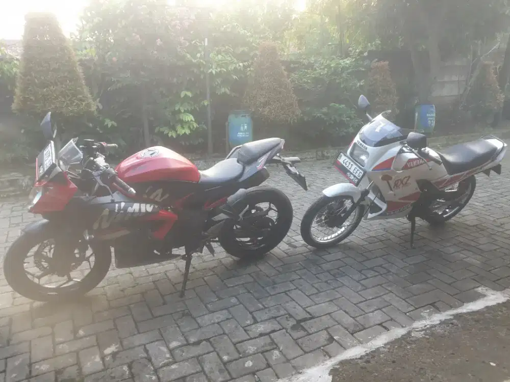 Jual cepat kawazaki ninja 250 mono dan yamaha rxz
