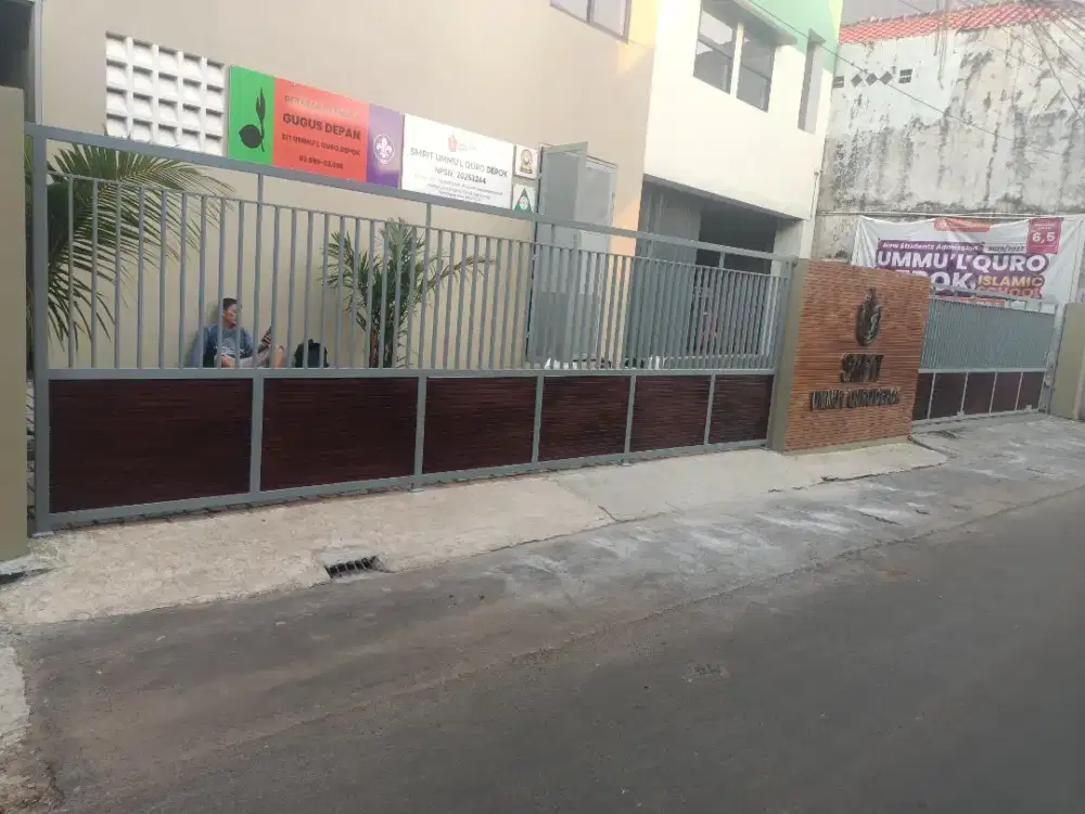 pagar seleding minimalis kombinasi wudplng