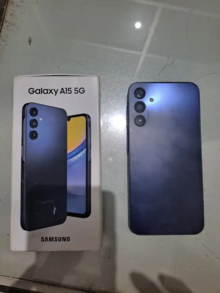Samsung A15 5g ram 8/256 lengkap dosbuk mulus