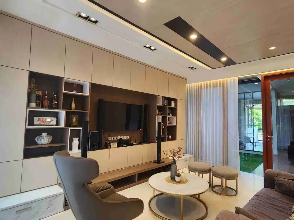 rumah wiyung minimalis furnish 2 lantai prambanan surabaya barat dekat pakuwon mall murah banget full interior