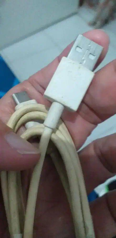Jual kabel type c bekas oppo a60 ,kode 4.5A.