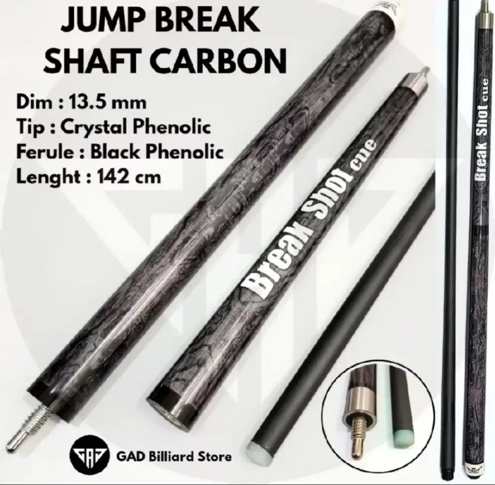 Stick billiard jumb break tas billiard