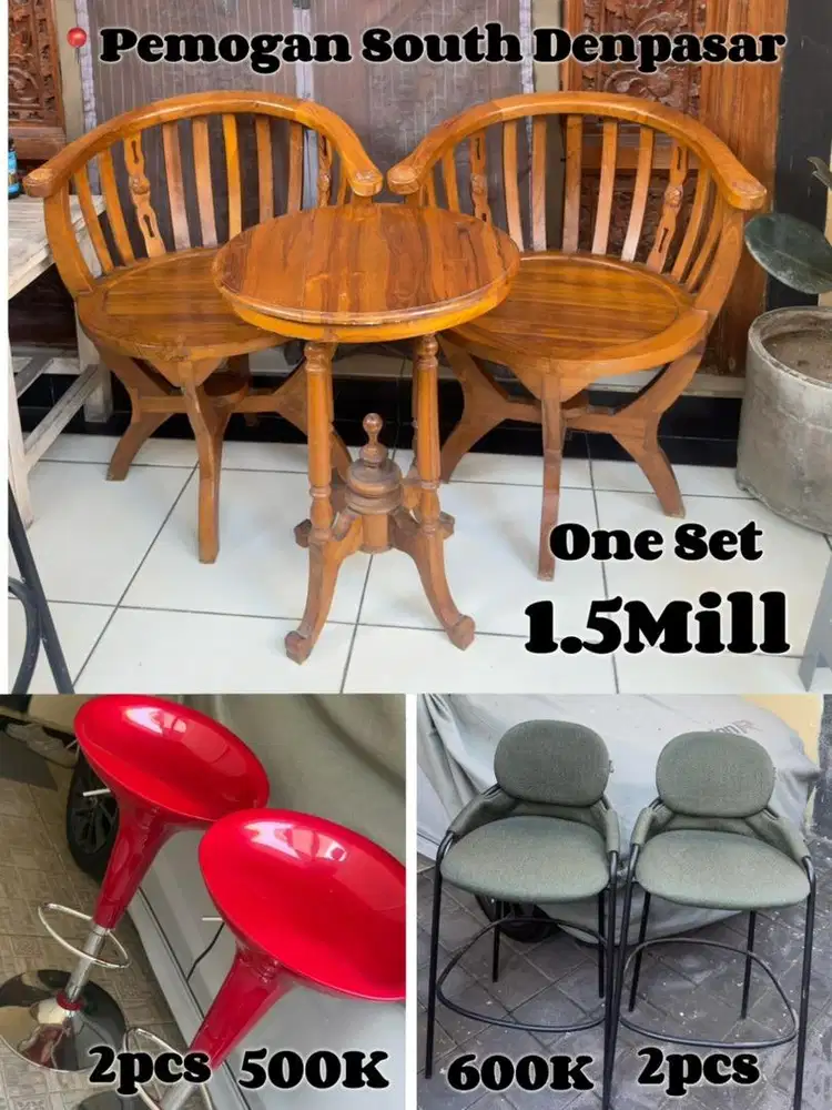 Kursi Set dan Kursi Bar