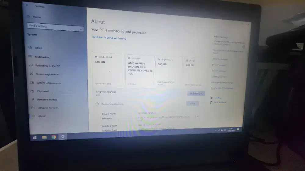 Laptop lenovo bekas bagus normal