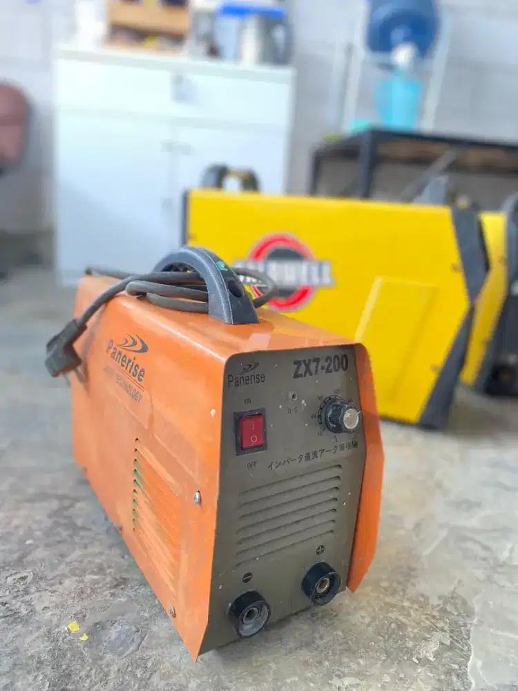 Mesin las bekas MMA 200A Panerise 1 phase listrik Inverter IGBT DC