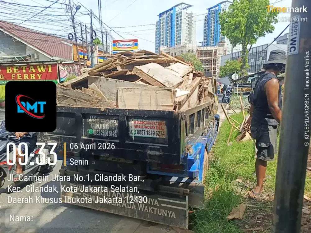 Jasa buang puing dan angkut sampah