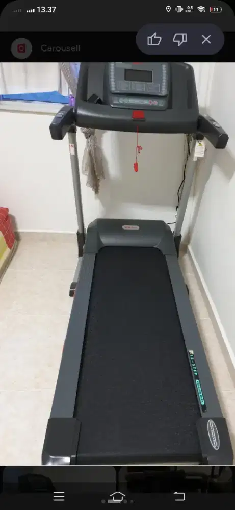 Treadmill elektrik jumbo kuat bb 150kg aibi gym