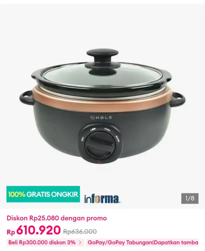 Slow cooker merk kels