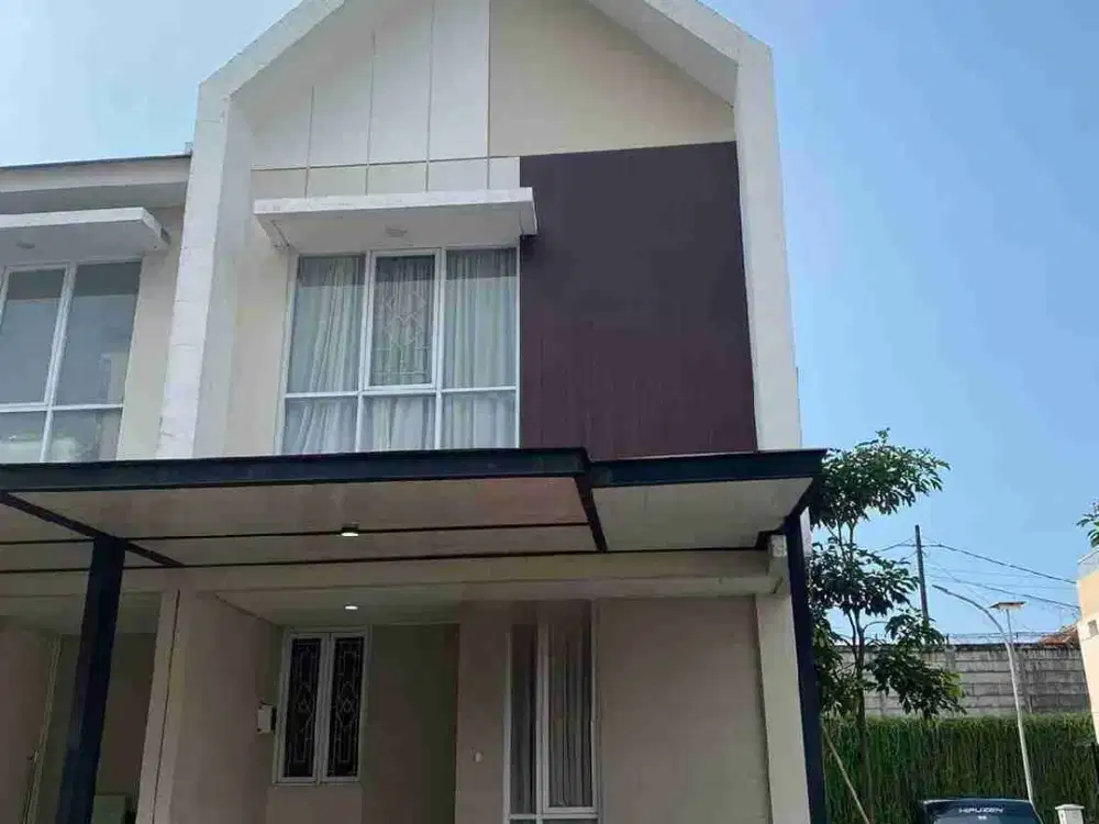di sewakan rumah hoek cluster duo ada ac talaga bestari tangerang
