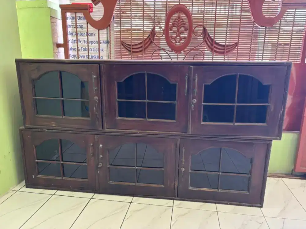 Kitchen Set Lemari Kayu Jati