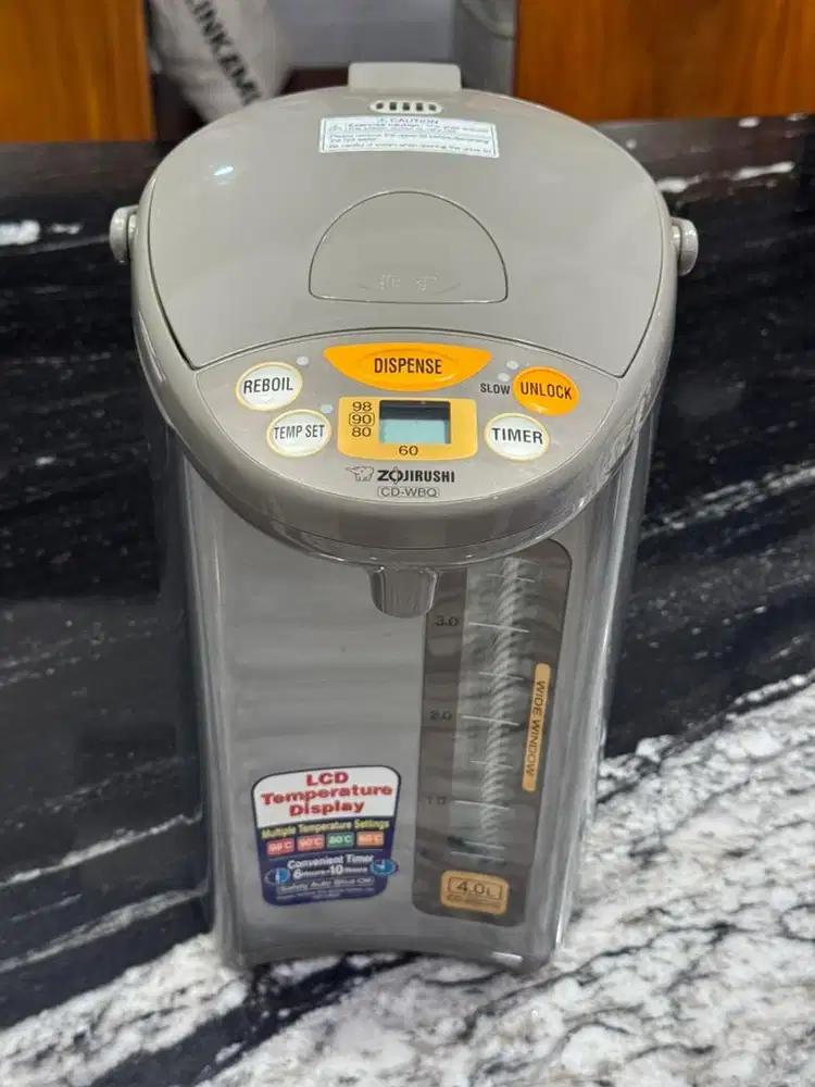 Termos elektrik zojirushi 4 Liter WBQ40 TS