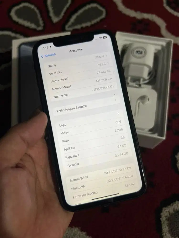 Iphone xr 64gb sinyal permanen