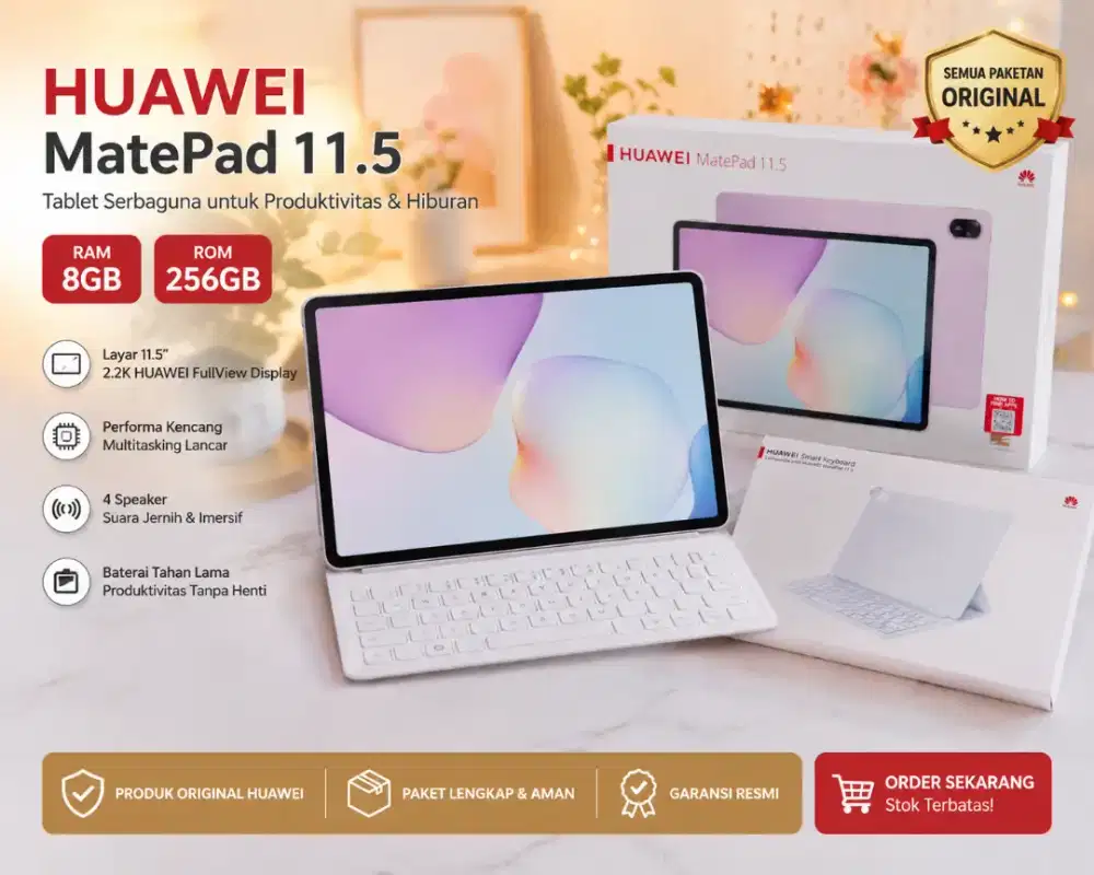 Huawei MatePad 11.5 RAM 8GB ROM 256GB Like New Original