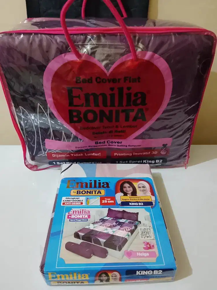 Bedcover sprei set bonita