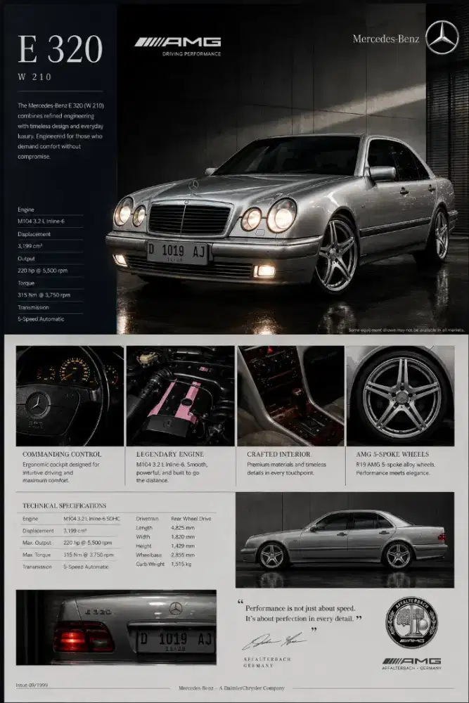 W210 e320 elegance AT 2007 5 speed