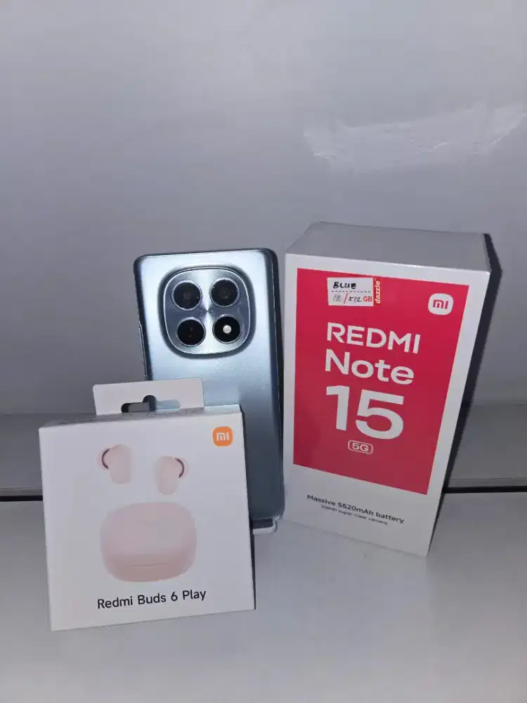 PROMO REDMI NOTE 15 5G 12/512 FREE BUDS 6 PLAY
