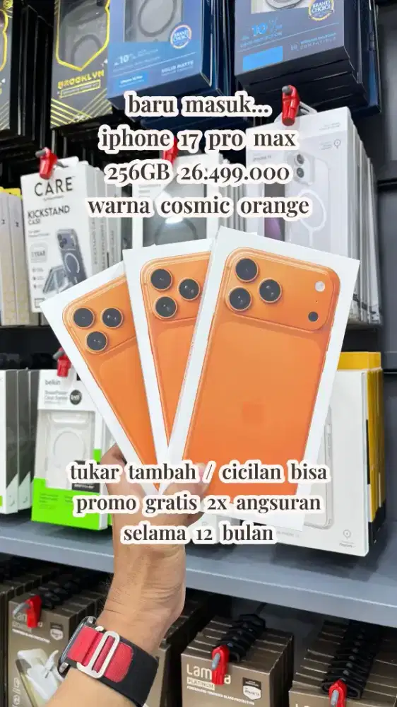 IPHONE 17 PROMAX NEW IBOX, CICILAN FREE 2X ANGSURAN
