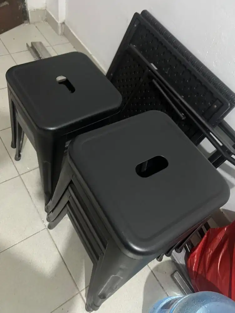 Borongan Kursi cafe besi minimalis